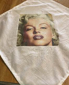 Image showing selfie after it is transfered