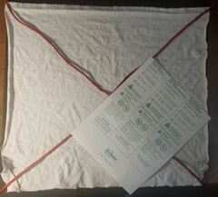 Image showing the fold required for the easy-peasy alternate method